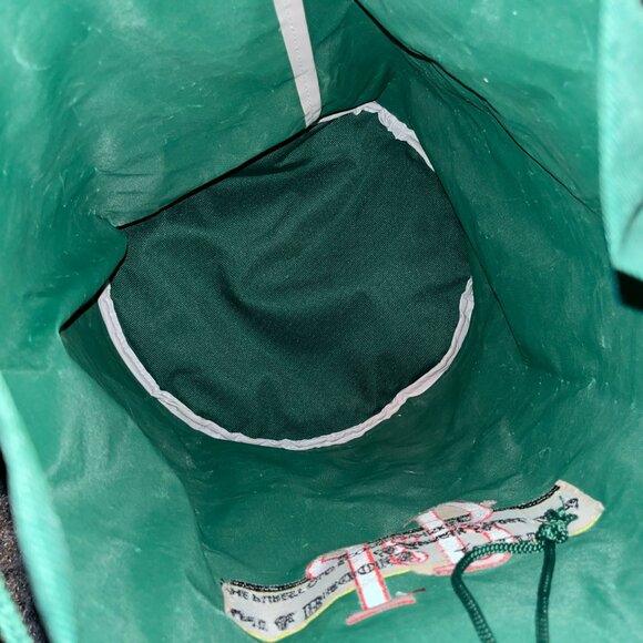 J&B Old Scotch Whiskies Strap Shoulder Sling Bag Backpack Green Embroidery Logo - Picture 6 of 6